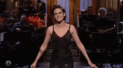 Awkward Kristen Stewart GIF by Saturday Night Live - Find & Share on GIPHY