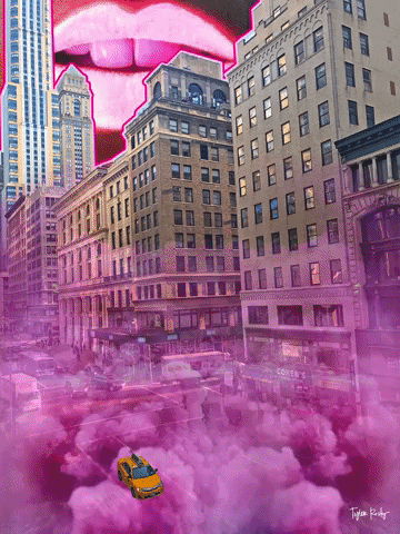 new york pink GIF by Tyler Resty