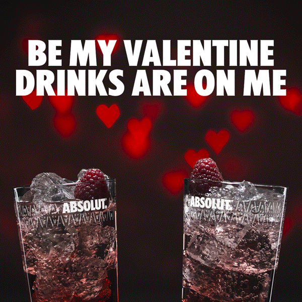 valentine GIF by Absolut Vodka