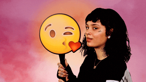 Blow Kiss Kissy Face GIF by Kehlani - Find & Share on GIPHY