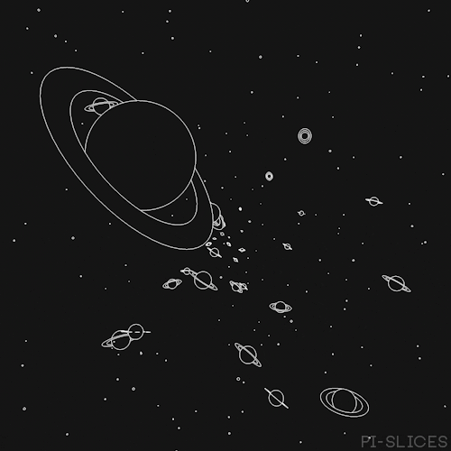 Black And White Space Gif By Pi Slices Find Share On Giphy