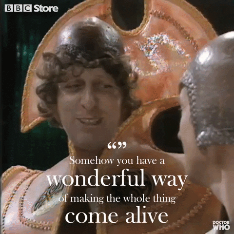 tom baker quote GIF by Doctor Who