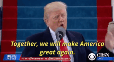 president trump together we will make america great again GIF