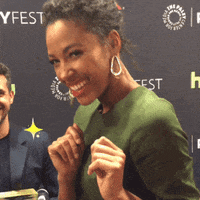 Kylie Bunbury Laughing GIF by The Paley Center for Media