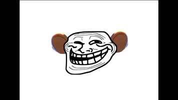 KeroroClaptrapAnimations wiggle ear troll face ear wiggle GIF