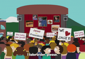 crowd speaking GIF by South Park 