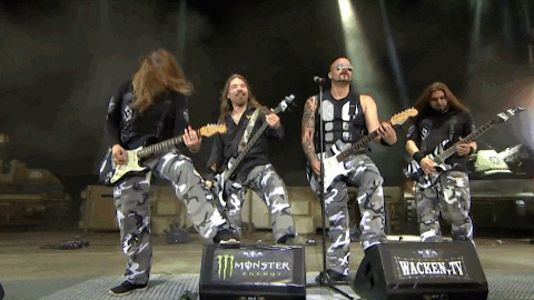 Live Music Resist And Bite GIF by Sabaton - Find &amp; Share on GIPHY