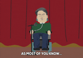 stage talking GIF by South Park