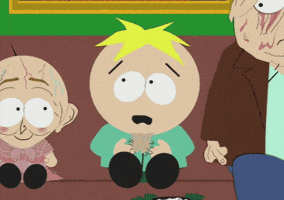 butters stotch fire GIF by South Park 