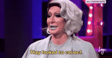 they looked so correct reunion GIF by RuPaul's Drag Race