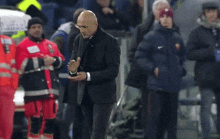 luciano spalletti good job GIF by AS Roma