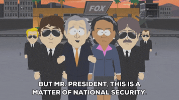 protect george bush GIF by South Park 