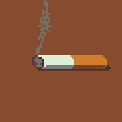 pixel art cigarette GIF by Tim Swast