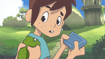 ciereszynski test scared frog GIF