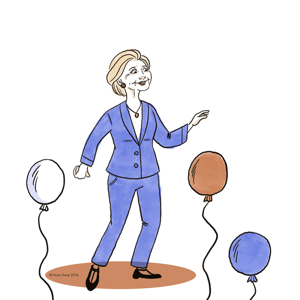 nomikane #hillaryclinton #hrc #birthday #balloons #hillary2016 #readyforhillary #imwithher GIF