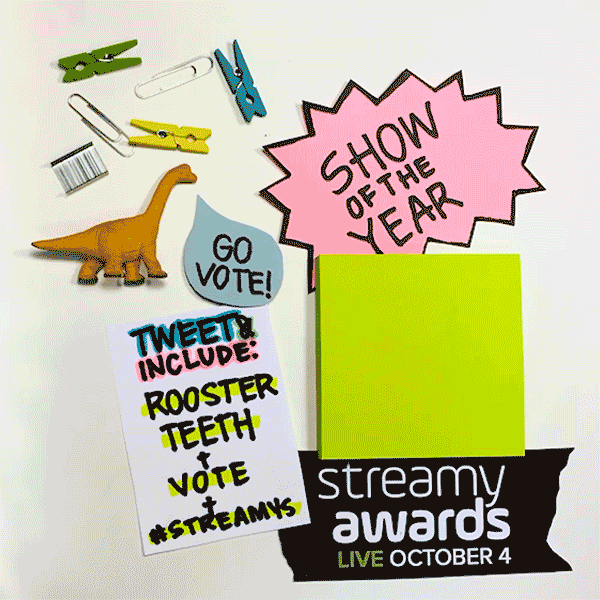 rooster teeth GIF by The Streamy Awards