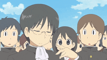 mikan anime nichijou GIF