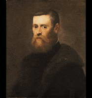 portrait of a man painting by GIF IT UP