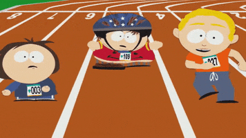 eric cartman running GIF by South Park 