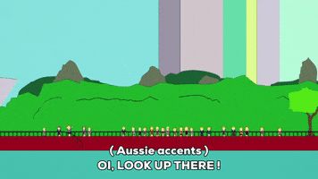 flight landing GIF by South Park 