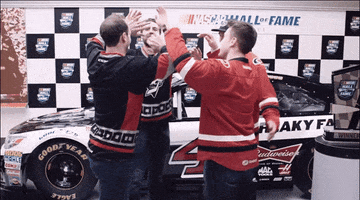 celebration high fives GIF by Charlotte Checkers