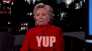 hillary clinton yes GIF by Election 2016