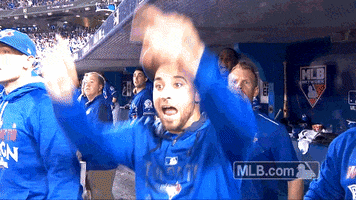 Happy Hands Up GIF by MLB
