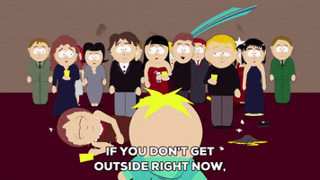 drunk butters scotch GIF by South Park 