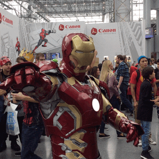 Iron Man Cosplay GIF by New York Comic Con
