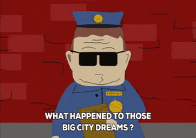 confused cop GIF by South Park 