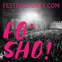 fo sho feel it GIF by Festival Forte