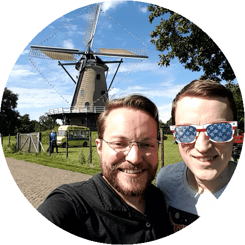 paullammertsma dutch-american windmill Sticker