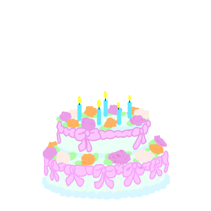 Cute Birthday Cake Cartoon Character PNG & SVG Design For T-Shirts