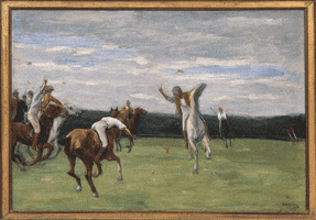 kunsthallebremen horses museum exhibition polo GIF