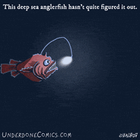 follow me swimming GIF by Underdone Comics