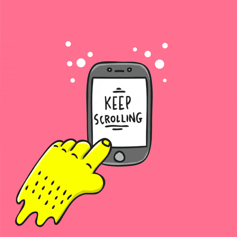 Scrolling Idle Hands GIF by Geo Law - Find & Share on GIPHY