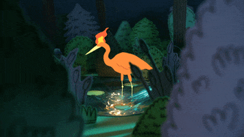 srkaito animation firebird stravinsky pajaro de fuego GIF