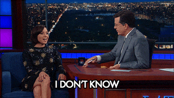 confused aubrey plaza GIF by The Late Show With Stephen Colbert