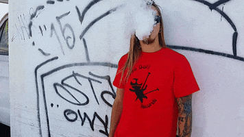 voodoodollrecords smoke smoking vinyl vape GIF