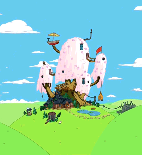 scritchproductions adventure time tree house GIF