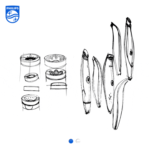 philips sketches of philips visacare #technology #wellebeing GIF