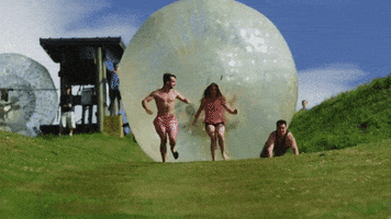big balls running GIF by Mashable