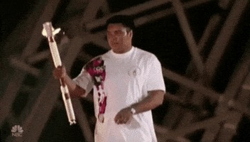 Muhammad Ali Torch GIF by NBC
