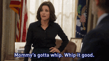 whip it good selina meyer GIF by Veep HBO