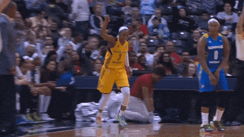 tiffany mitchell basketball GIF by Indiana Fever