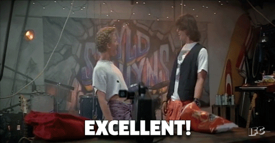 Excellent Bill And Ted GIF by IFC