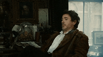 nataliatai bored robert downey jr sherlock holmes nothing interesting GIF