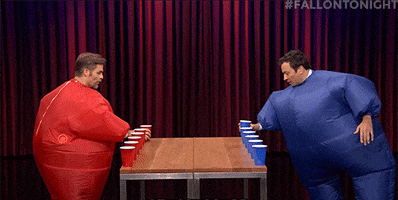 chris pine flip cup GIF by The Tonight Show Starring Jimmy Fallon