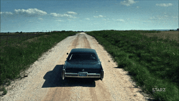 driving road trip GIF by American Gods