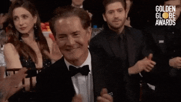 Kyle Maclachlan Applause GIF by Golden Globes